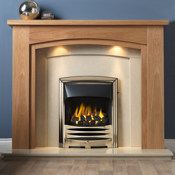 Gallery Allerton Wooden Fireplace Suite Flames Co Uk
