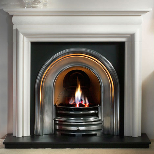 Gallery Asquith Agean Limestone Fireplace Flames.co.uk