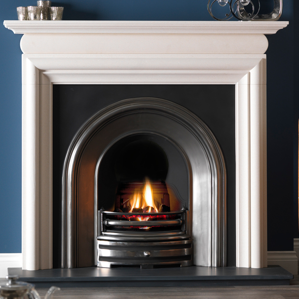 Gallery Asquith Agean Limestone Fireplace