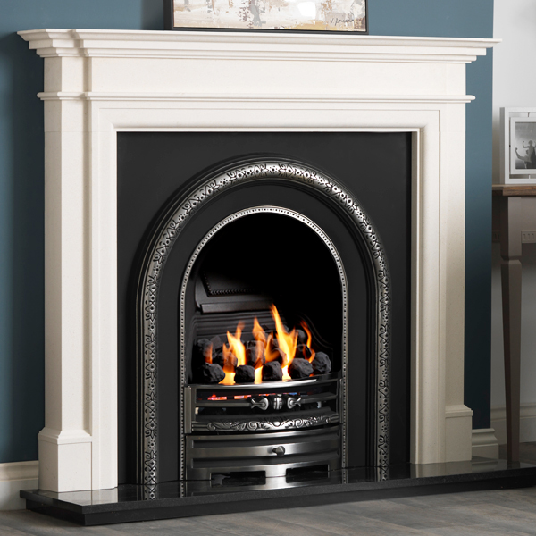 Gallery Bartello Agean Limestone Fireplace