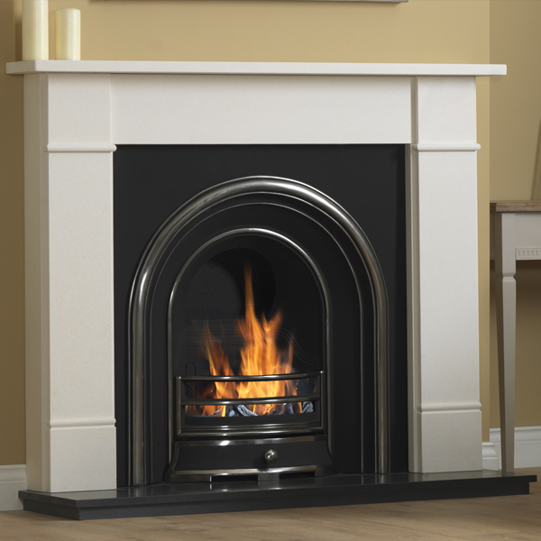 Gallery Brompton 56'' Agean Limestone Fireplace (Jubilee)