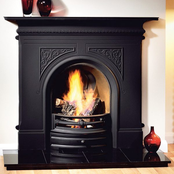 Gallery Pembroke 48'' Cast Iron Combination Fireplace