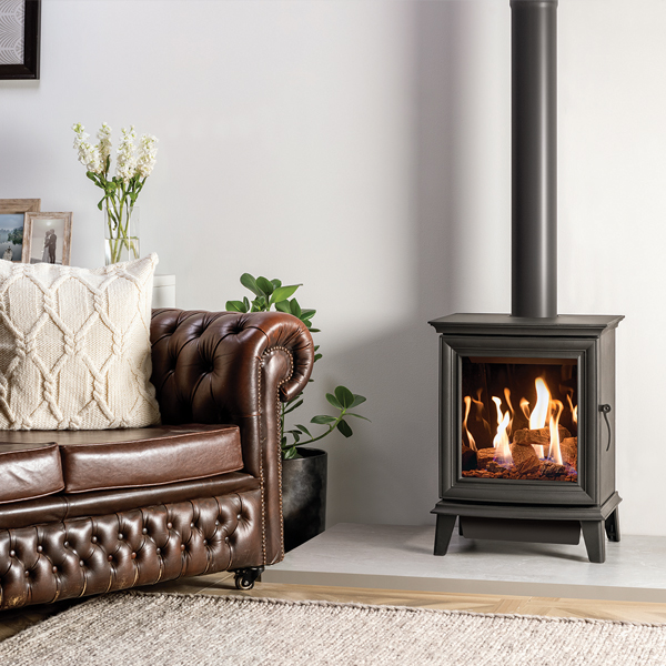 Gazco Chesterfield 5 Balanced Flue Gas Stove Flames.co.uk