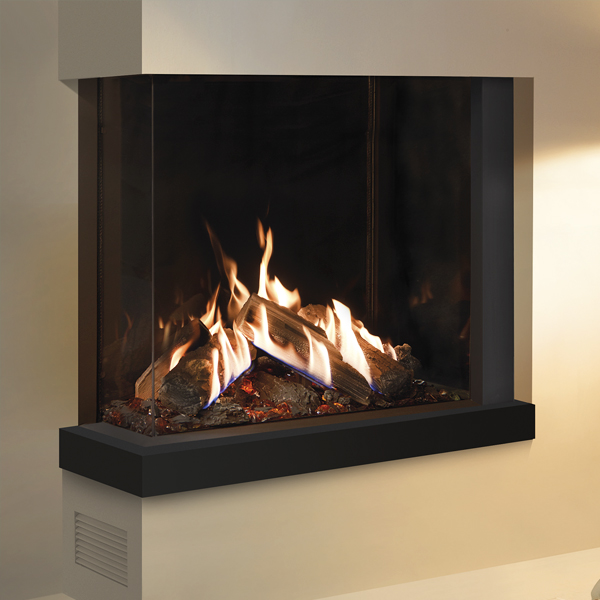 Gazco Reflex 75T-2 Two-Sided Balanced Flue Gas Fire | Flames.co.uk