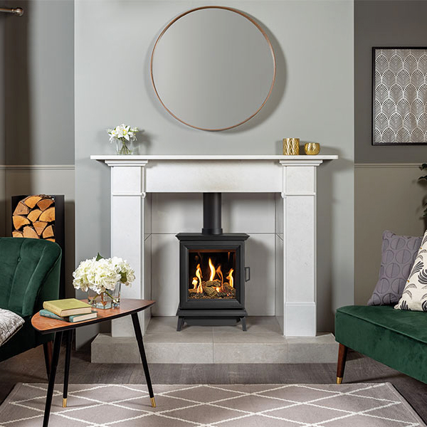 Gazco Sheraton 5 Balanced Flue Gas Stove Flames.co.uk