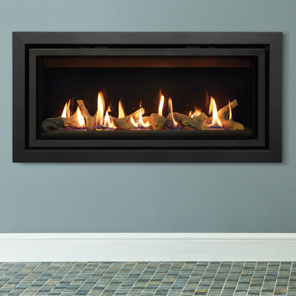 Gazco Studio Slimline Profil Balanced, Slim Gas Fireplace Uk