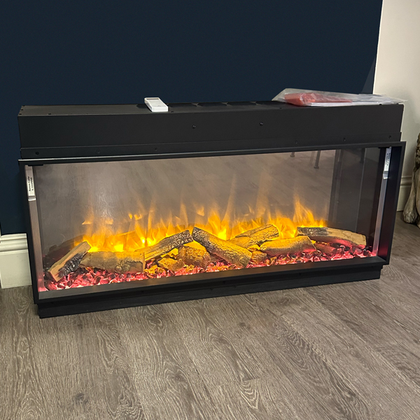 Gazco eReflex 110RW 1-2-3 Sided Electric Fire - Showroom Clearance Collection Only