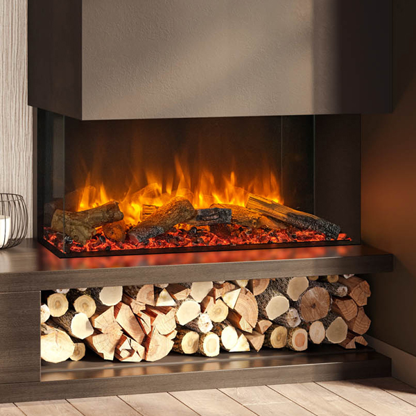 Gazco eReflex 85RW 1-2-3 Sided Electric Fire