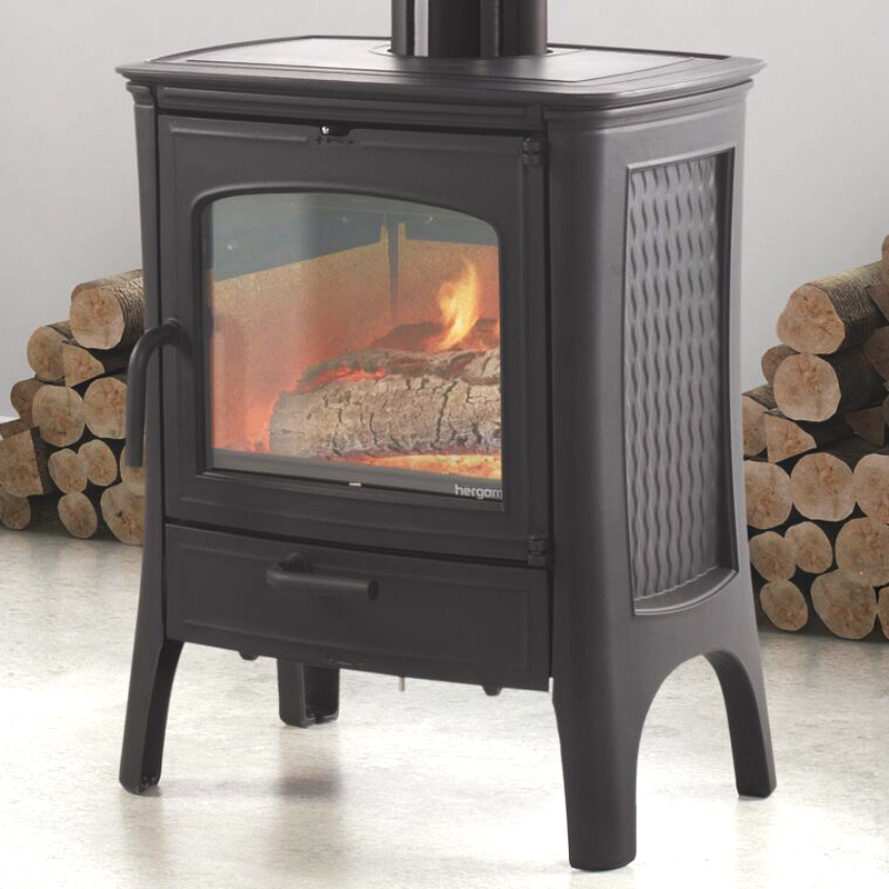 Hergom E20 NS 6.5kW Wood Burning Stove | Flames.co.uk