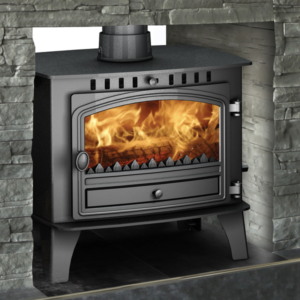 Ekol Clarity Double Sided Multi-Fuel / Wood Burning Stove 
