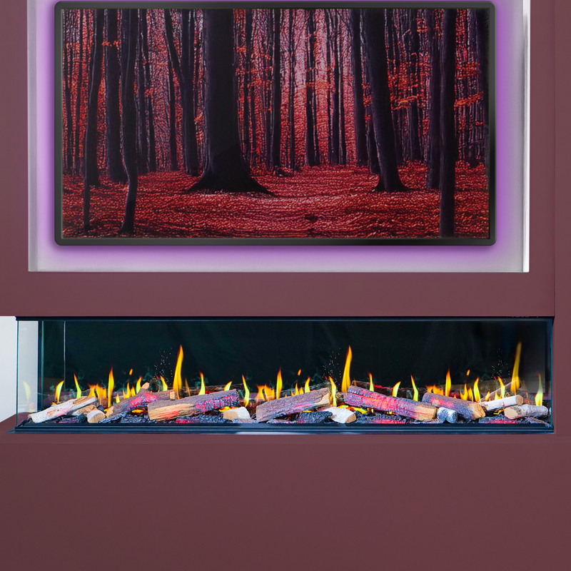 Charlton & Jenrick Luminosa 185 LCD Electric Fire | Flames.co.uk