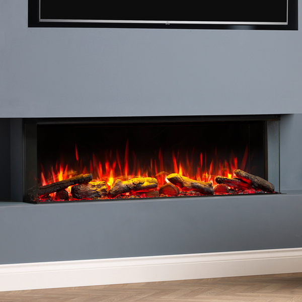 BlazeBright Oxford Deep Lux 1300 1-2-3 Sided Electric Fire