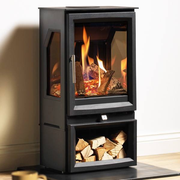 Paragon Edge 3S Balanced Flue Gas Stove Flames.co.uk