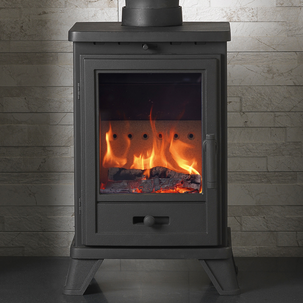 Penman Bassington Compact MultiFuel Eco Stove Flames.co.uk