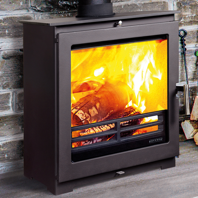 Auburn  酋長 sporeling② Portway Arundel XL Wood Burning Stove | Flames.co.uk