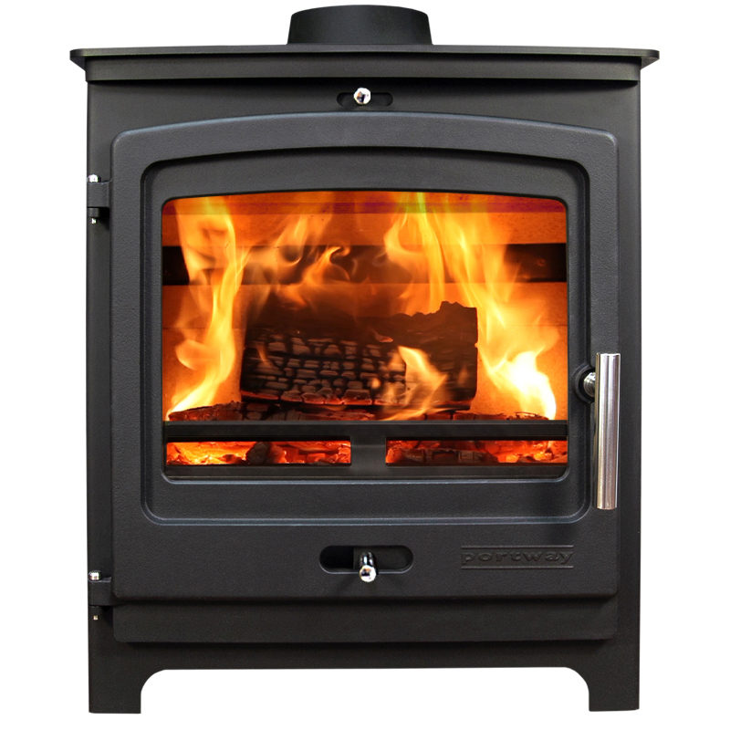 Portway P2 Contemporary Multi-Fuel Stove | Flames.co.uk