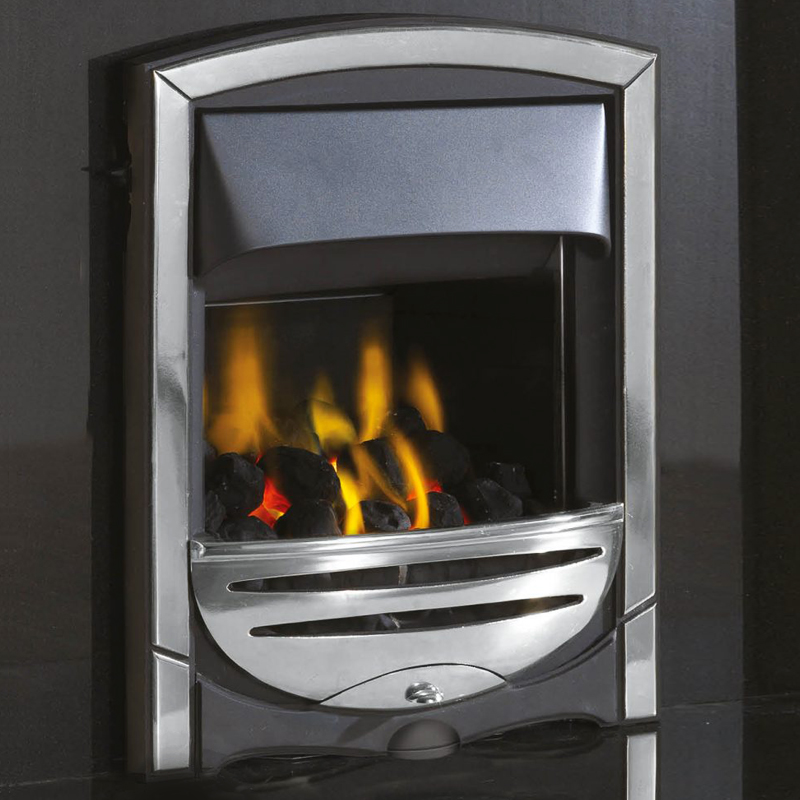 FACE OF NOFAKE Flame帯無Ange∞Graieラルクアンシエル PureGlow Freya Open Fronted Convector Gas Fire | Flames.co.uk