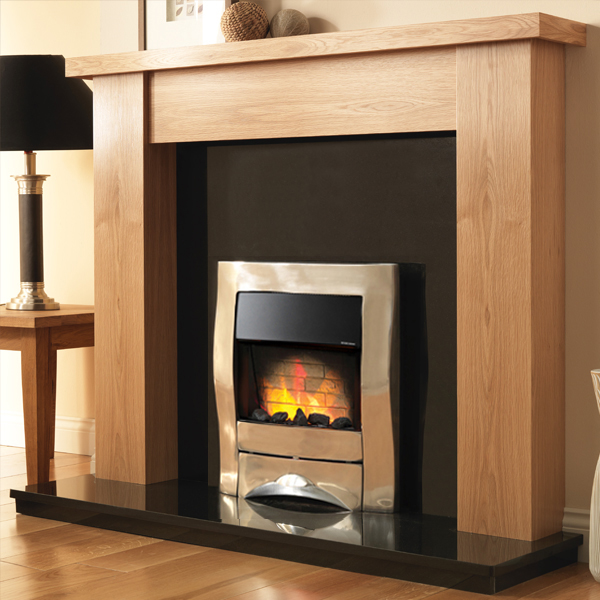 Pureglow Stanford Oak Fireplace Flames.co.uk