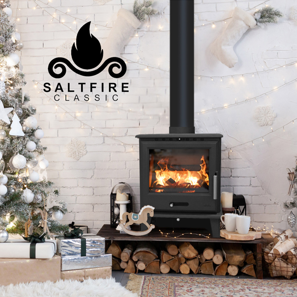 Saltfire Classic Multi Fuel Stove Flames co uk