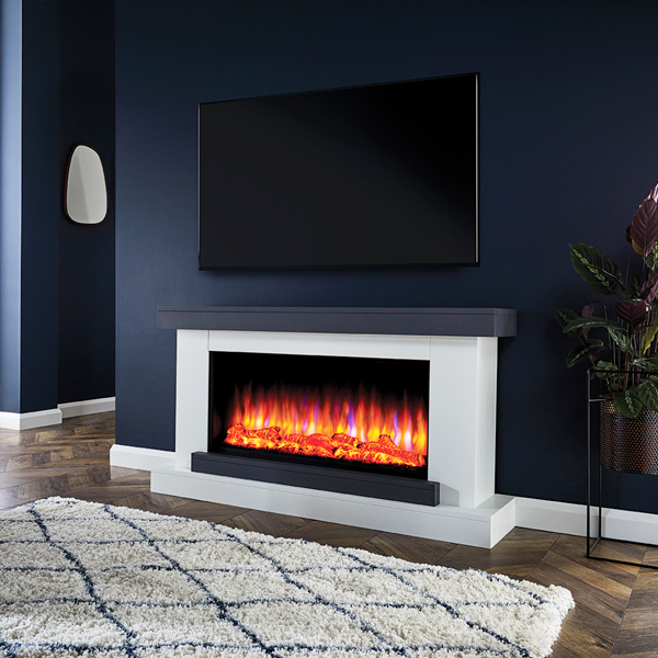 Suncrest Colorado Electric Fireplace Suite Flames.co.uk