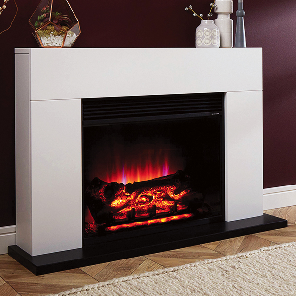 Suncrest Lindale Electric Fireplace Suite