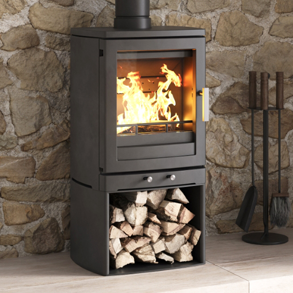 Woodpecker WP5QLS Wood Burning / MultiFuel Stove Flames.co.uk