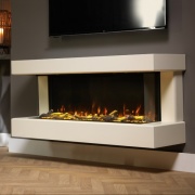 ACR Brindley Wall Hanging Fireplace Suite with PR-1200e Electric Fire