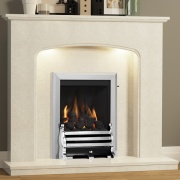 FLARE Collection by Be Modern Viola Marble Fireplace