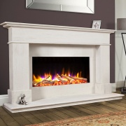 Celsi Ultiflame VR Avignon Elite Limestone Electric Fireplace Suite
