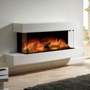 Flamerite Atlas 1000 Wall Mounted Electric Fireplace Suite