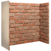 Gallery Rustic Herringbone Brick Fireplace Chamber Panels Flames Co Uk