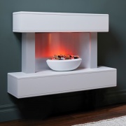 Suncrest Purley Wall Mounted Electric Fireplace Suite