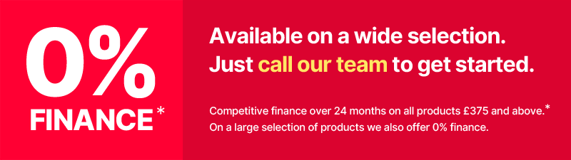 0% finance available on a wide selection of products