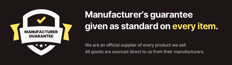 Manufacturer's guarantee on every product